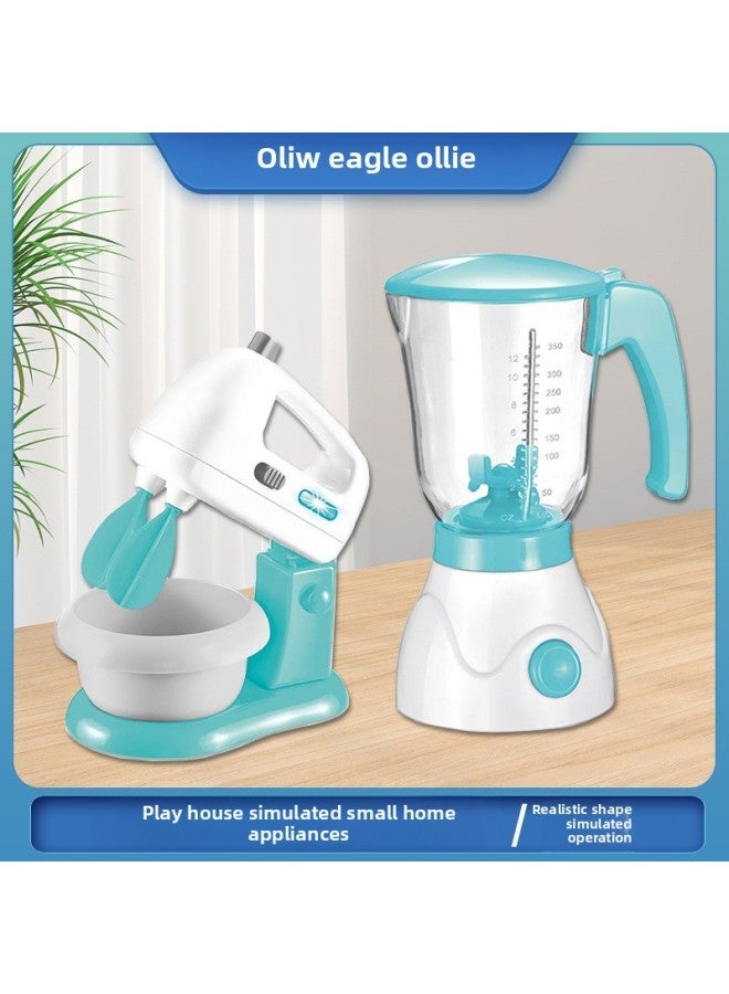 انفجارات لعب الأطفال المطبخ أدوات المطبخ الأجهزة الصغيرة محاكاة لعبة كهربائية فتاة آلة القهوة مكنسة كهربائية-المواصفات: فرن الميكروويف · AA * 2 - Image 3