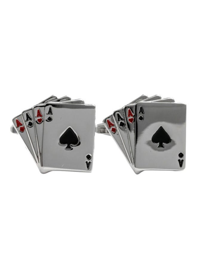 Y&D - Four Of A Kind Aces Cufflinks - Image 1