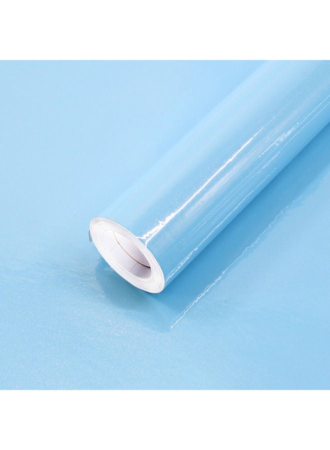 NIBEMINENT Thick Self-Adhesive Wall Paper Blue