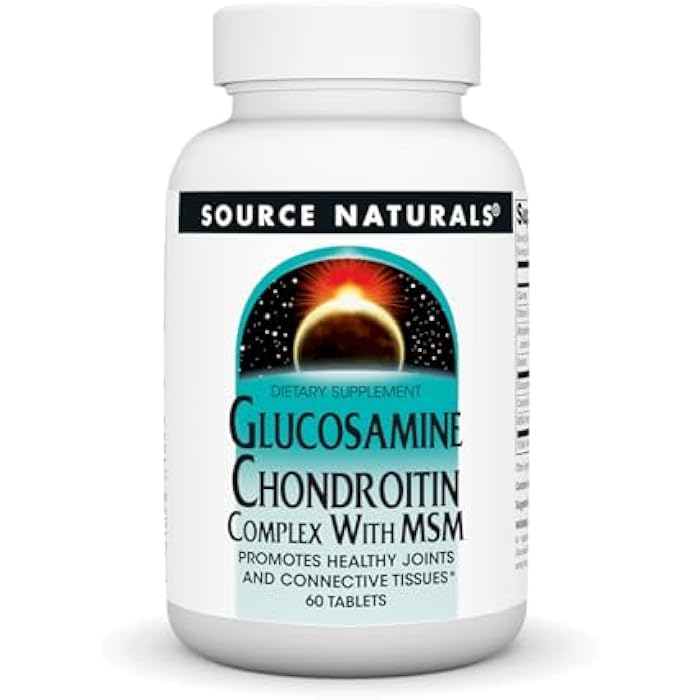 Source Naturals Glucosamine Chondroitin Complex with MSM, 60 Tablets - Image 1