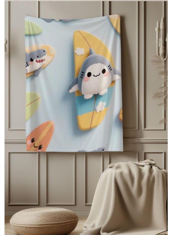 general Baby and children's cartoon flannel thin blanket (warm and comfortable, suitable for sleep, game use) 70cm*100cm