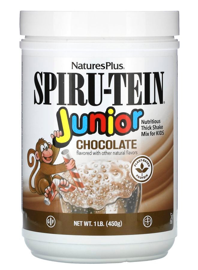 Spiru-Tein Junior Nutritious Thick Shake Mix For Kids Chocolate 1 Lb 450 G
