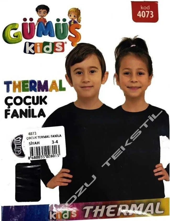 Gümüş Silver Boy Thermal Undershirt 4073 - 1 Piece
