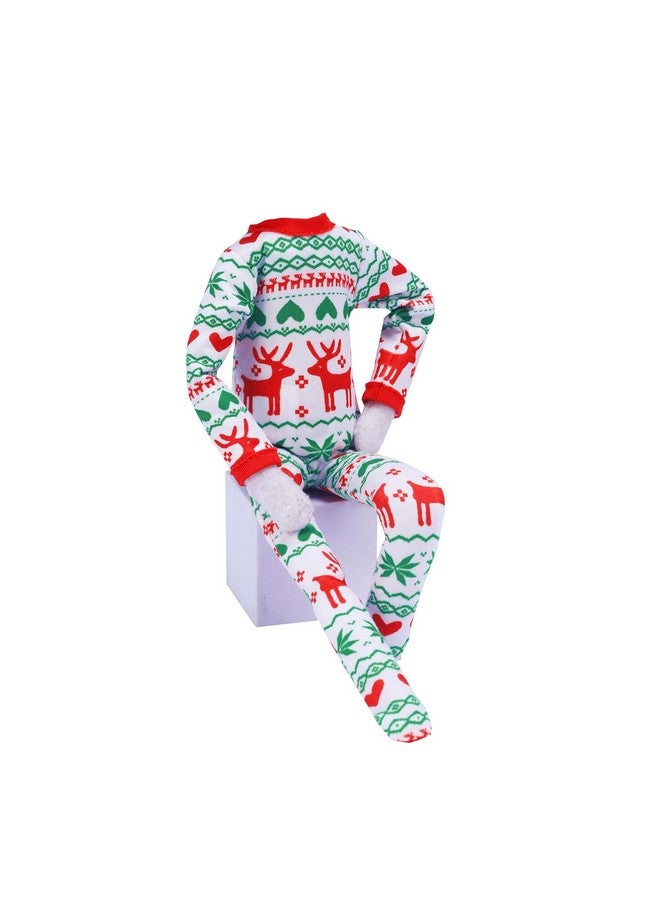 E-TING Santa Clothes Onesie Pajamas PJs Nightgown for elf Doll Christmas Accessories - Image 4