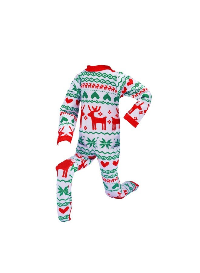 E-TING Santa Clothes Onesie Pajamas PJs Nightgown for elf Doll Christmas Accessories - Image 3