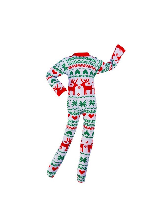 E-TING Santa Clothes Onesie Pajamas PJs Nightgown for elf Doll Christmas Accessories - Image 2