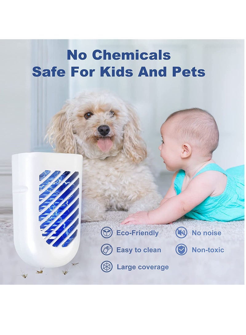 SYOSI زاپر الحشرات الإلكتروني، قاتل الذباب والحشرات، قاتل البعوض، عثة، دبور، مصيدة ذبابة الفاكهة للاستخدام المنزلي الداخلي، زاپر ذباب قوي مع ضوء UV - Image 4