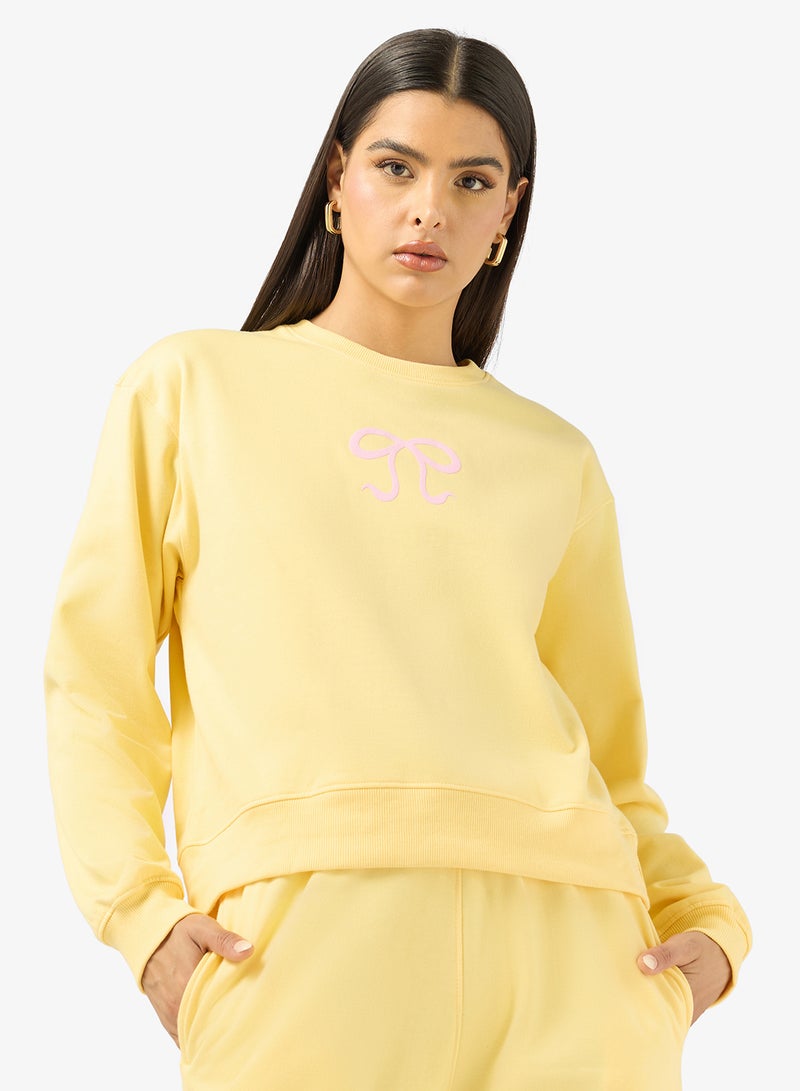 Ginger Oversize Varsity Fleece Sweatshirt & Sweatpant Set - Image 3