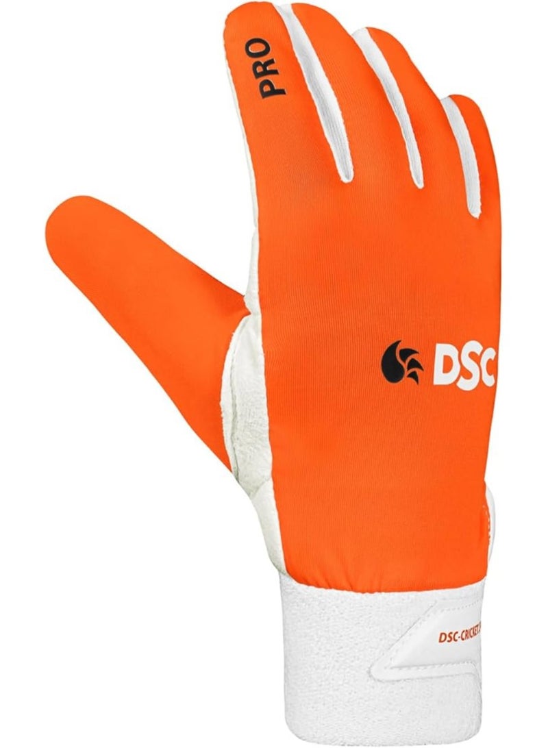 دي أس سي قفازات برو شاميوس الجلدية للكريكيت لحفظ القفازات الداخلية للأولاد | قفازات النخيل الجلدية | امتصاص أسرع للعرق | الراحة الملائمة | متعدد الألوان - Image 1