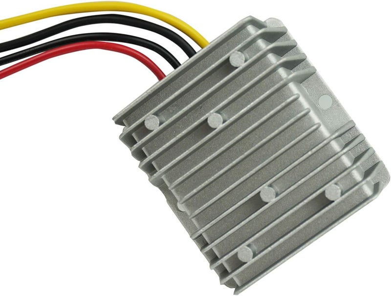 Proshopping محول تنظيم جهد لعربات الجولف، من 36V أو 48V إلى 12V بقدرة 20A وطاقة 240W، مع توفير طاقة من نوع DC/DC، مزود بترانسفورمر خاص لخفض الجهد، مقاوم للماء – مناسب لعربات الجولف، وسائل النقل الخاصة، الرافعات، والسيارات العادية. - Image 1