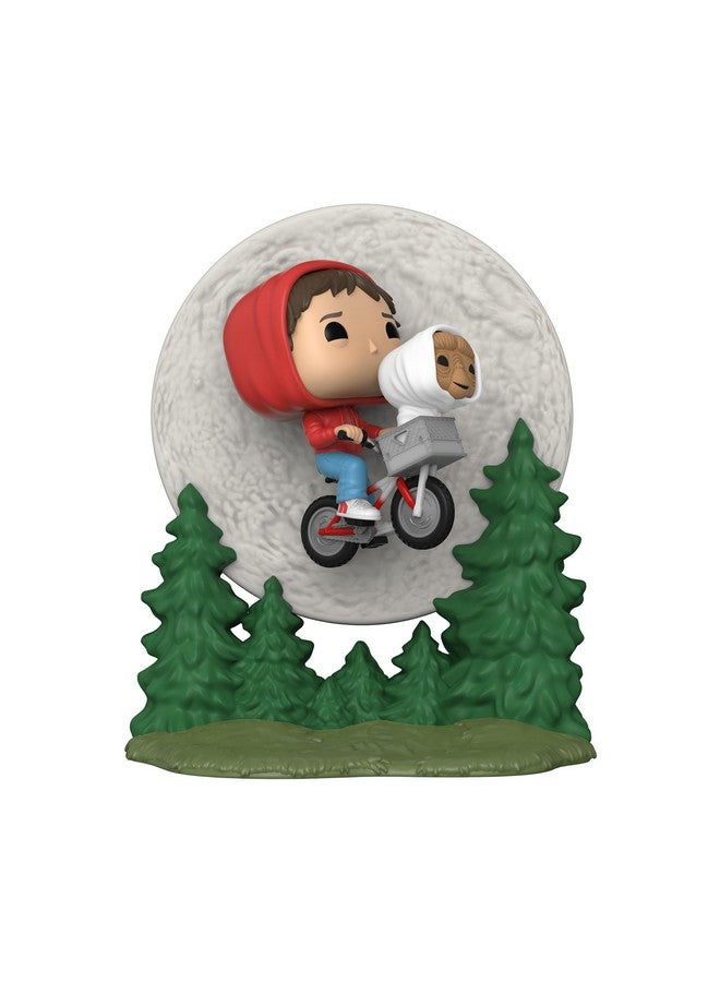Funko Pop! Moment: E.T. The Extra-Terrestrial - Elliot and E.T. Flying (Glow in The Dark), Multicolor, 50769 - Image 2