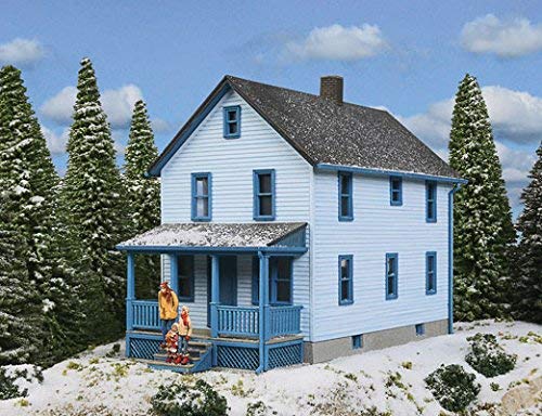 Walthers Cornerstone HO Scale 2 Story Frame House Kit - Image 5