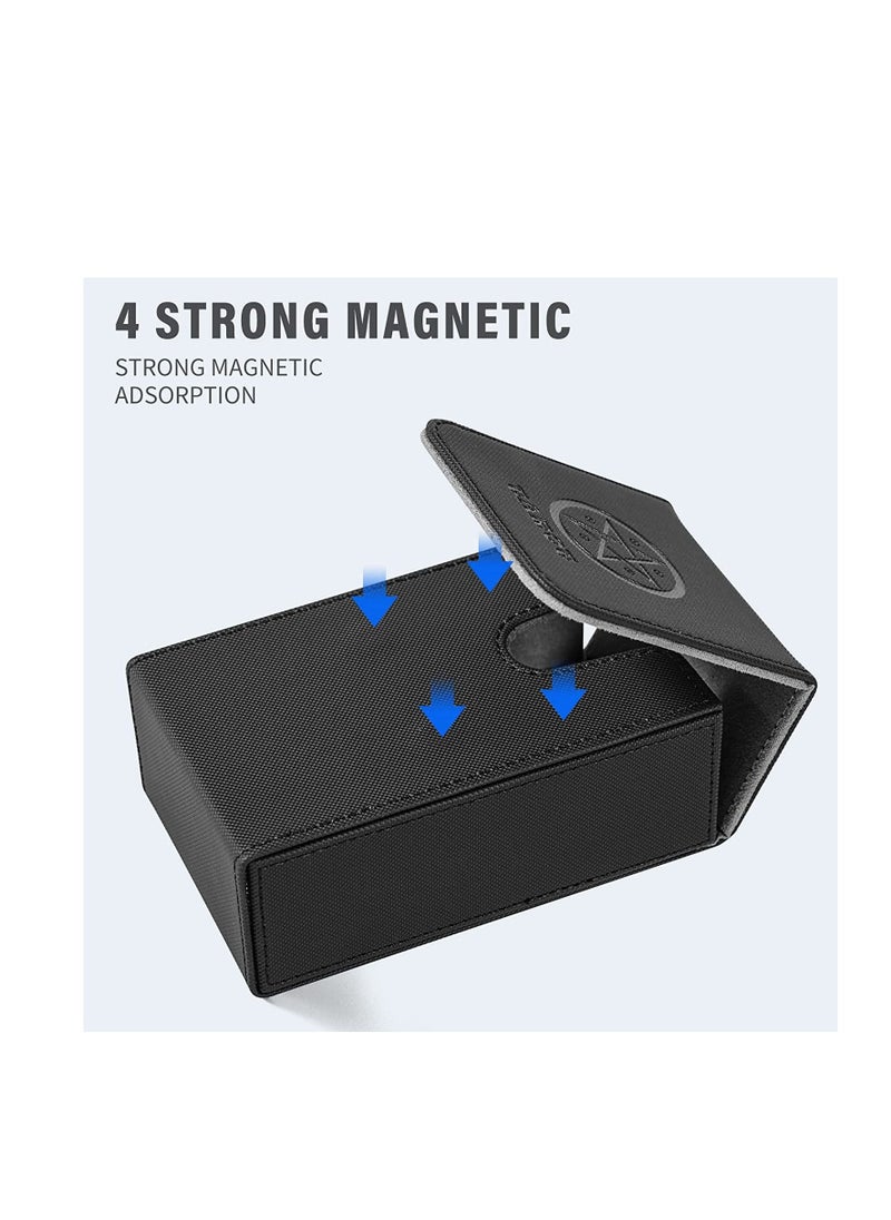 SYOSI - Card Case Souvenir Card Storage Box Collector Card box Large Capacity Holds About 95 Pages for Most Standard Size Fold Top Design Not Included for Cards - Image 1