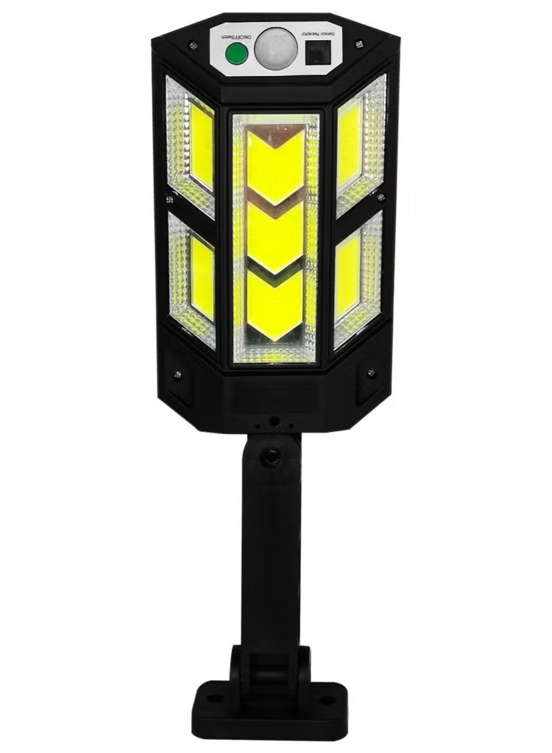 Solar-powered outdoor garden light, LED street light with motion sensor, and wall light. - Image 1