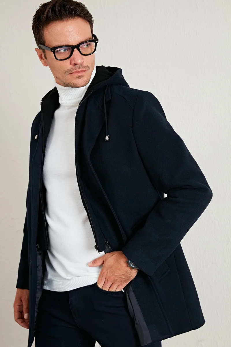 Buratti Cotton Hooded Cashew Coat Men's Coat 5841013