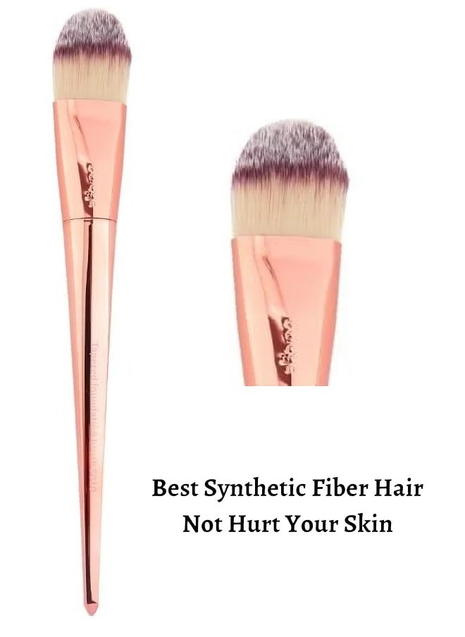 daroge Daroge Professional Tapered Foundation Makeup Brush Rose Gold  - Image 2