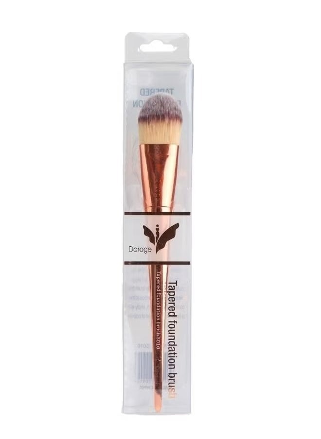 daroge Daroge Professional Tapered Foundation Makeup Brush Rose Gold  - Image 4