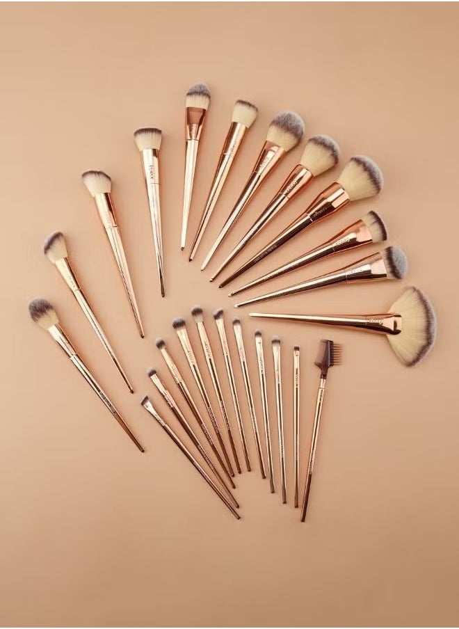 daroge Daroge Professional Tapered Foundation Makeup Brush Rose Gold  - Image 5