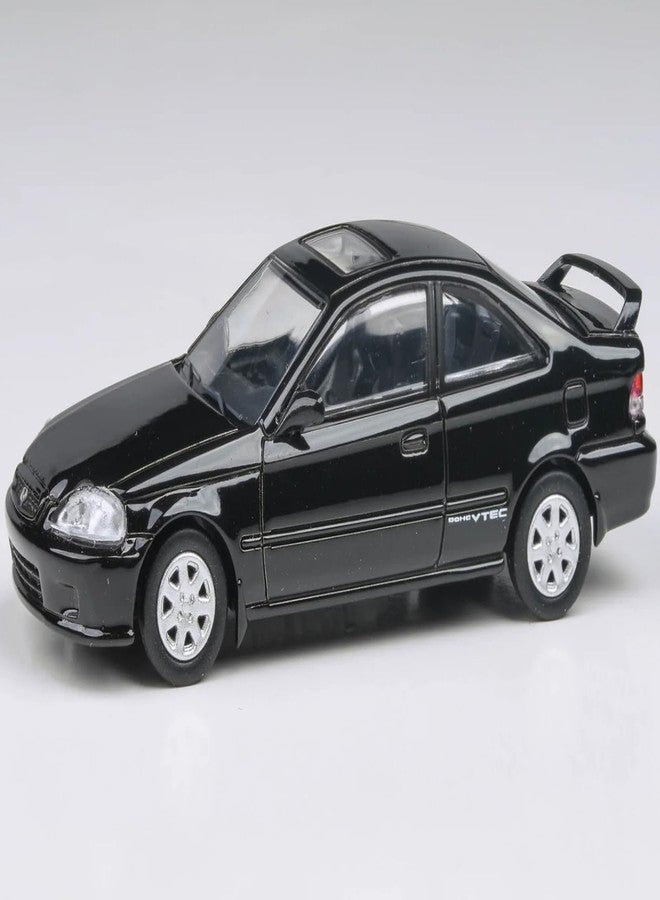 Paragon 1999 Honda Civic Si EM1 Flamenco Black with Sunroof 1/64 Diecast Model Car Models - Image 1