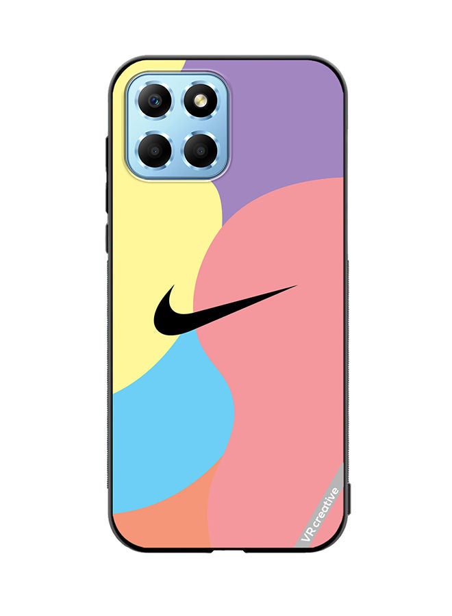 VR CREATIVE Protective Case Cover For Honor X8 5G Nike Logo Colourful Design Multicolour - Image 1