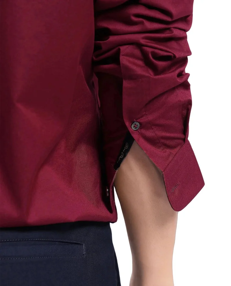 Rare Rabbit Men's Plain Boxy Fit Shirt