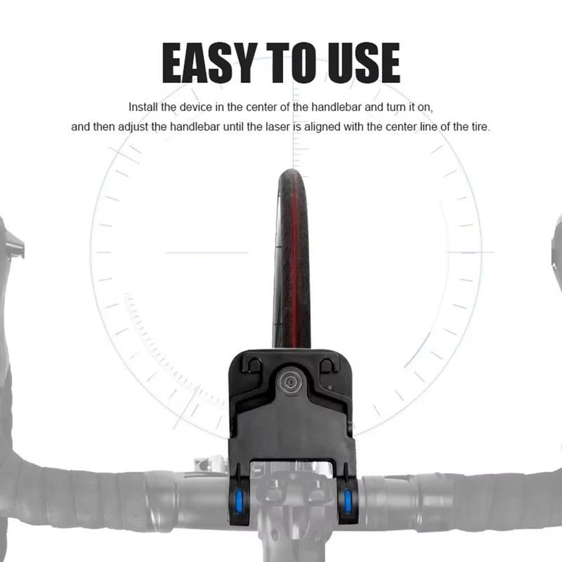 JHSHlye Handlebar Laser Aligner for Bicycles, Bike Seat Calibrator Bike Tool,Bicycle Handlebar Laser Aligner Seat Center Adjuster Measurement Tool, Aligning Indicator Tool - Image 3