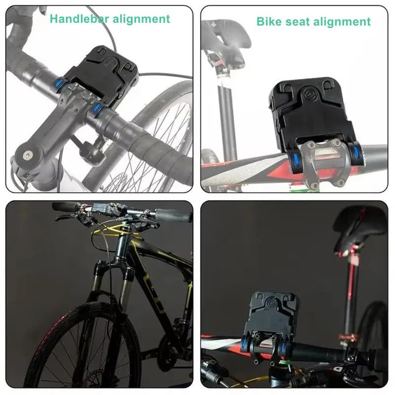 JHSHlye Handlebar Laser Aligner for Bicycles, Bike Seat Calibrator Bike Tool,Bicycle Handlebar Laser Aligner Seat Center Adjuster Measurement Tool, Aligning Indicator Tool - Image 4