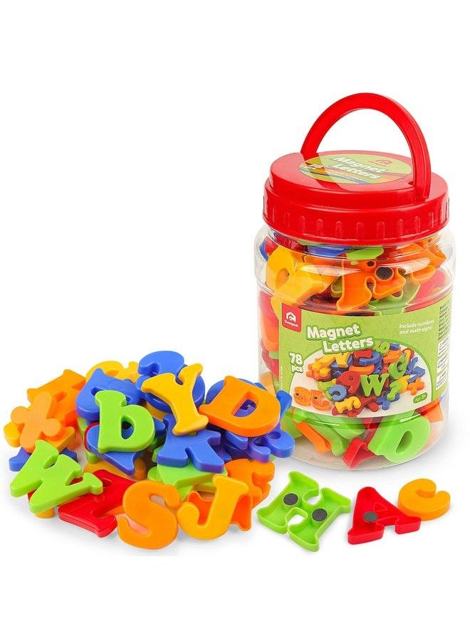 Coogam - Alphabet Magnetic Letters Numbers Colorful Abc 123 Refrigerator Fridge Magnets Uppercase Lowercase Vocabulary Educational Toy Set For Preschool Learning Spelling Counting(Upgraded Version) - Image 1