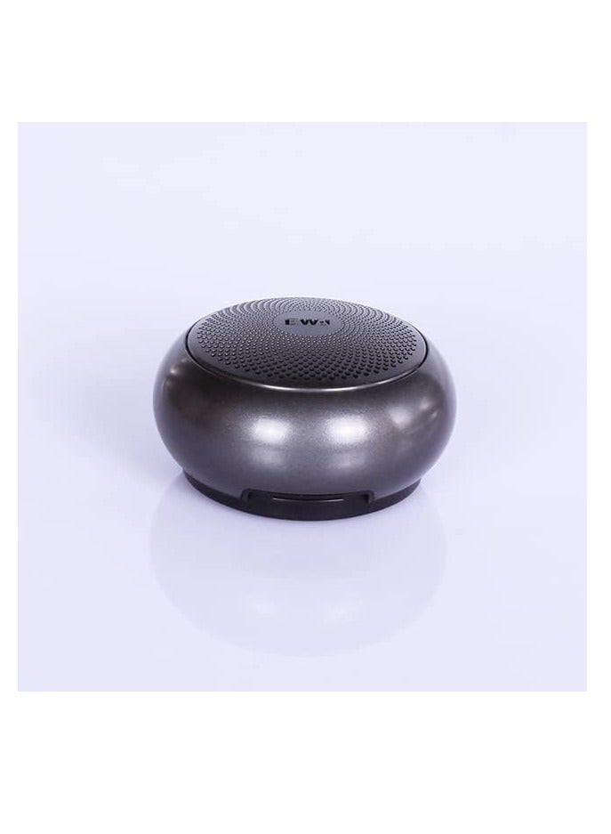 EWA A110 MINI Bluetooth Speaker Portable Metal Wireless Speakers Music Player Strong Sound Card Play Speaker (Gray) - Image 1