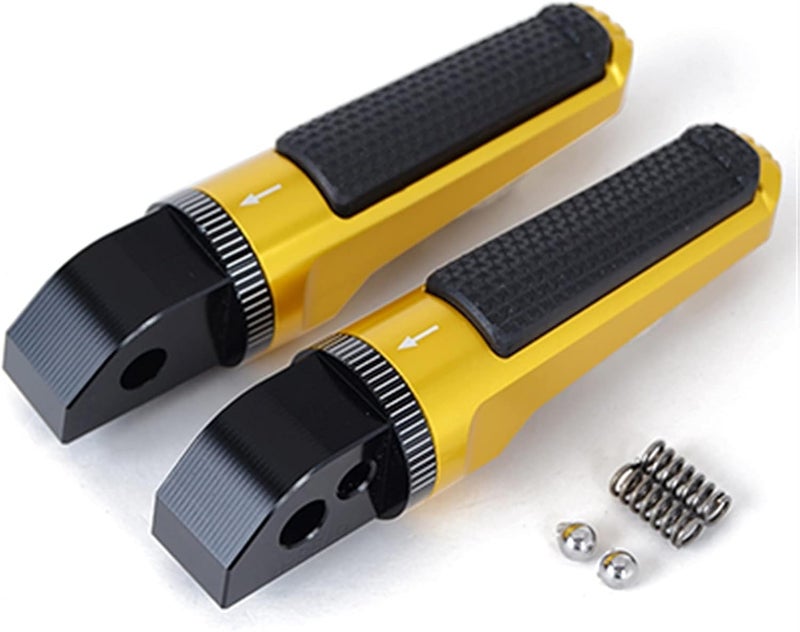 Wivplex Gold Motorcycle Foot Pegs for Triumph Models - Image 1
