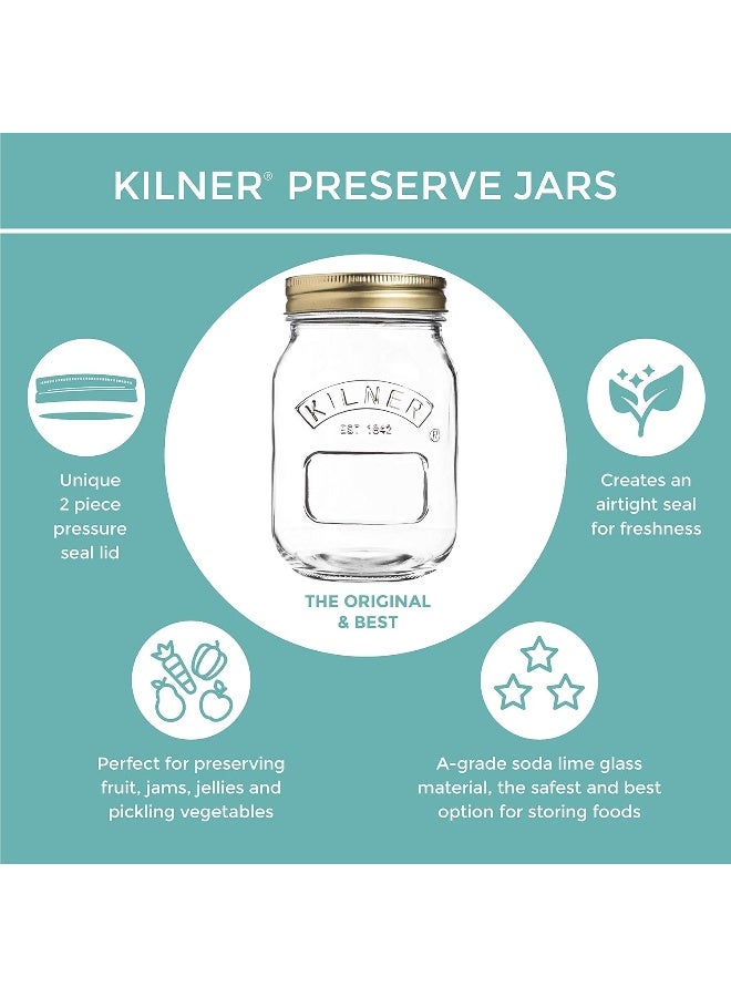 Kilner Preserve Jar 0.5 Litre - Image 3
