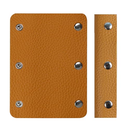 bociloy 2PCS Leather Handbag Handle Wrap Covers, Purse Wallet Strap Protector Pads, Soft Grip for Tote Bag Suitcase Travel Shopping Bag Craft Making Supplies, Brown - Image 1