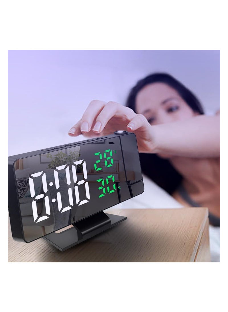 ⏰ Smart LED Mirror Alarm Clock – Stylish Design, Smart Features, Perfect Start to Your Day!