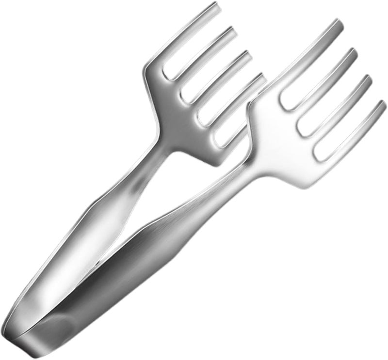 Stainless Steel Grill Tongs – 27x10x7.8cm Heat-Resistant Kitchen Cooking Tongs, Durable BBQ Grilling Utensils, Fish Steak Buffet Serving Tools | essental Accessories for Restaurant Home Outdoor Party - Image 1