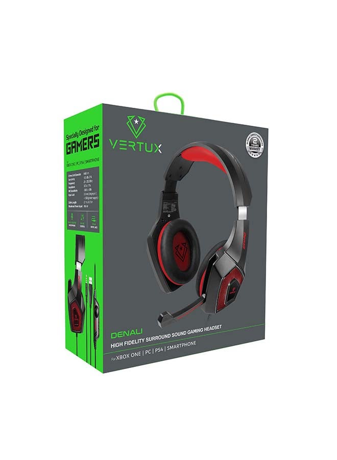 VERTUX Denali High Fidelity Surround Sound Gaming HeadsetFor PS4/PS5/XOne/XSeries/NSwitch/PC - Image 4