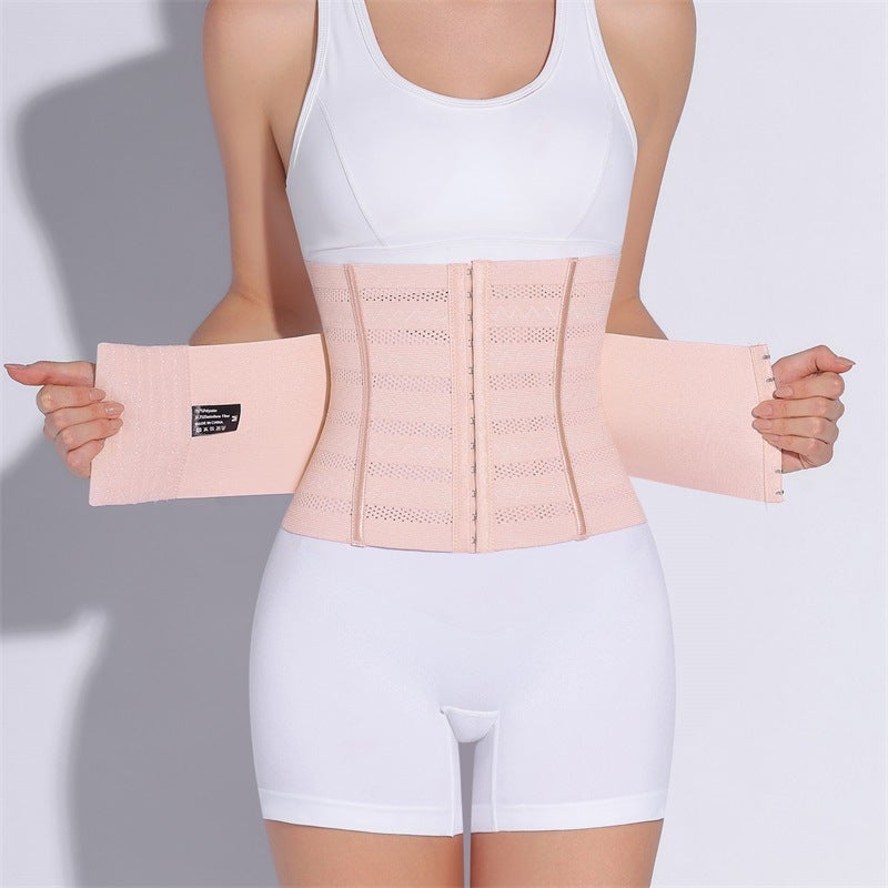 Double-layer High-pressure Waist Trainer Belt for Postpartum, Exercise, Body Shaping