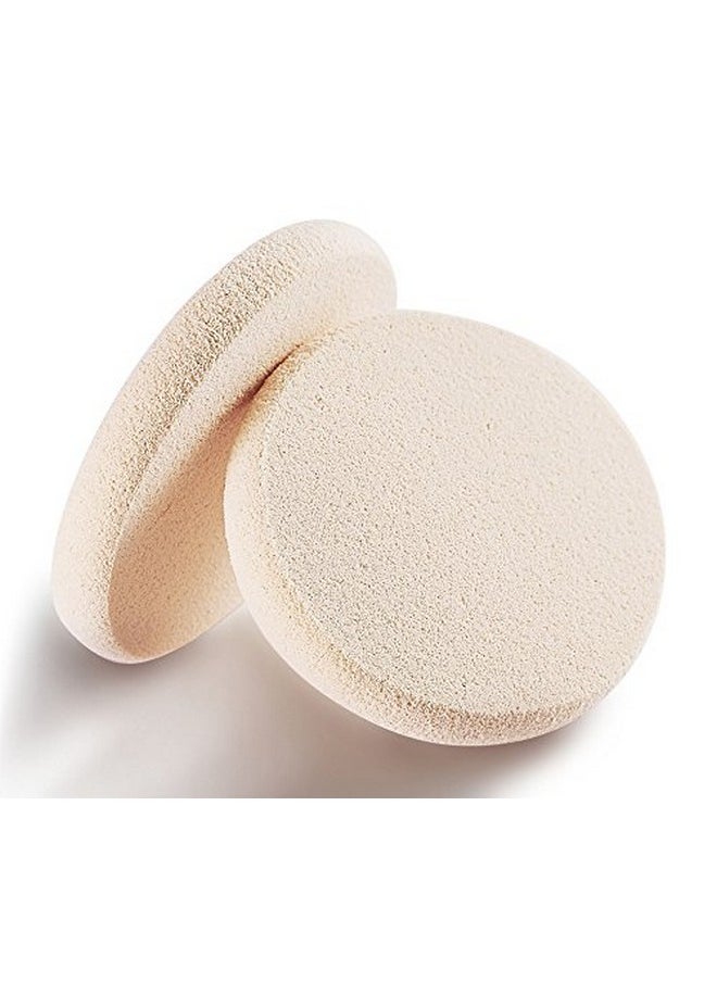 OWLFAVO - KOOBA 2pcs Round Makeup Sponges with 1 Travel Case, Beauty Face Primer Compact Powder Puff, Blender Sponge Replacement for Cosmetic Flawless Foundation, Sensitive and All Skin Types - Image 1