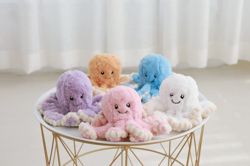 TONGSONG Cute Cartoon Octopus Plush Doll Toys Gift Sea Stuffed Toys for Kids and Lovers Home Decor (Blue, 15.7-Inch) - Image 4