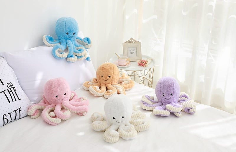 TONGSONG Cute Cartoon Octopus Plush Doll Toys Gift Sea Stuffed Toys for Kids and Lovers Home Decor (Blue, 15.7-Inch) - Image 5