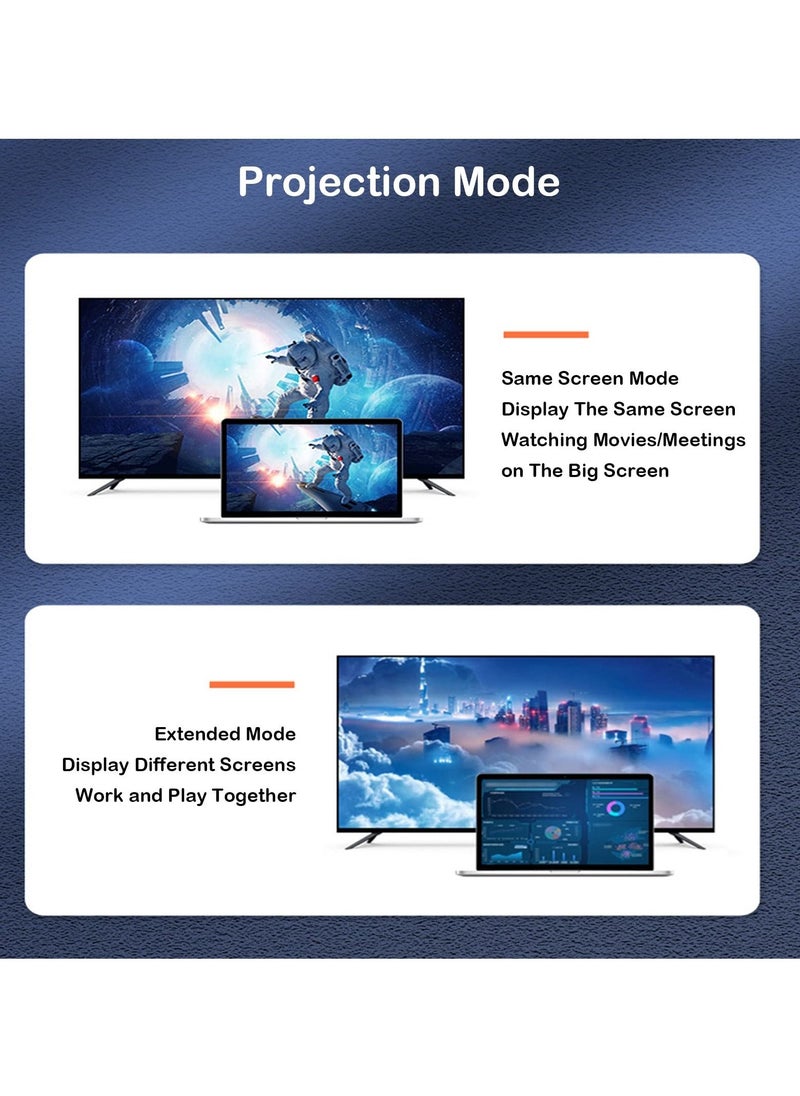 سيوسي Syosi / USB جيم إلى محول HDMI ، 8K@60Hz ج هدمي 2-1 متوافق مع ماك بوك ، آي باد برو ، غالاكسي ، وأكثر من ذلك ، USB4.0  - Image 5