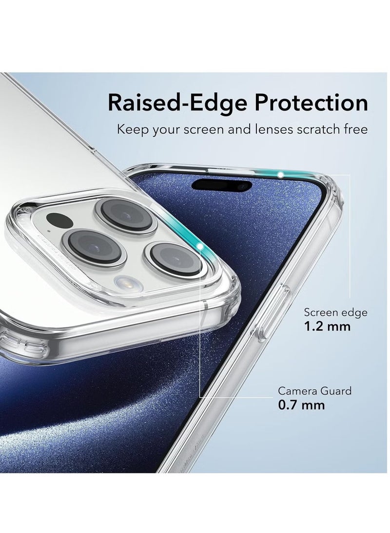 بروماس حافظة شفافة لهاتف ايفون 15 برو مقاومة للصدمات ومضادة للاصفرار، حافظة حماية من الدرجة العسكرية لهاتف ايفون 15 برو (شفاف) - Image 5