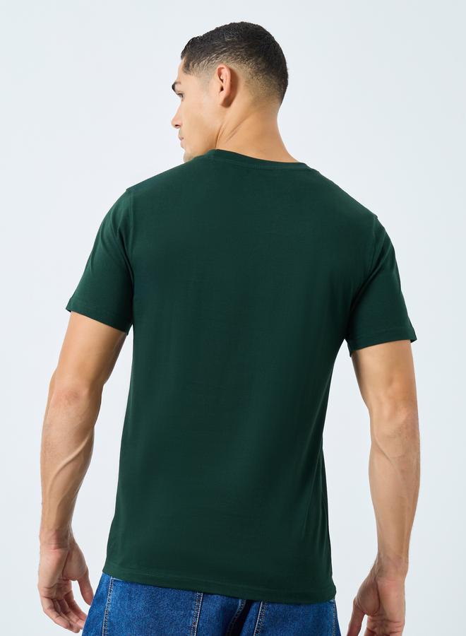 Styli Pure Cotton Compact Jersey Regular T-Shirt - Image 4
