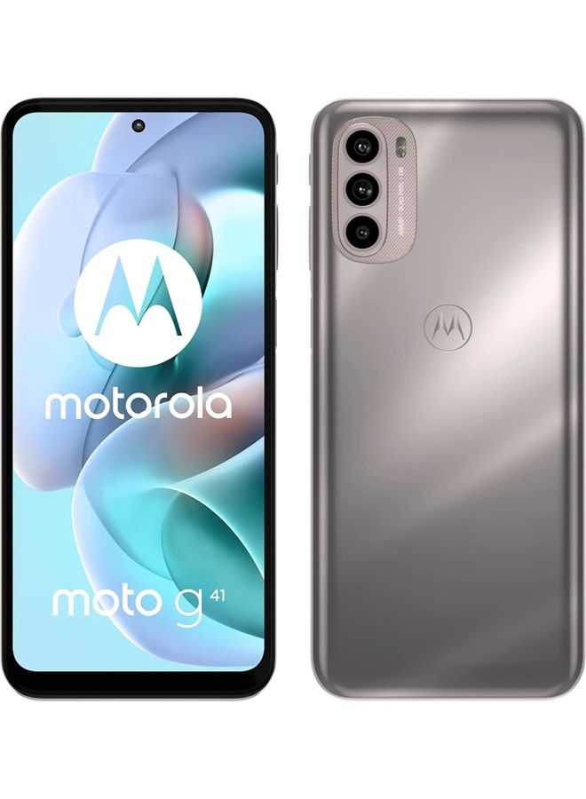 Motorola Moto G41 Dual SIM Pearl Gold 6GB RAM 128GB 4G LTE - Middle East Version - Image 2
