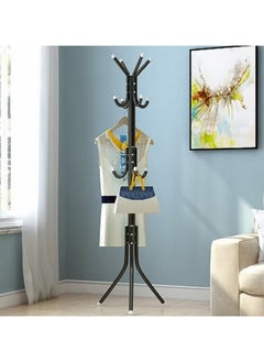 Falpro Multi-Functional Metal Clothes Rack Black 175x45cm  - Image 3