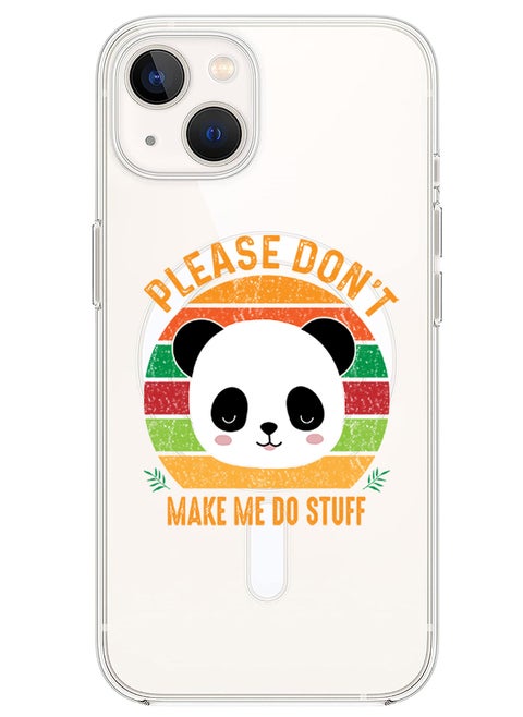 Magnetic Case for iPhone 13 6.1-inch Compatible with MagSafe Wireless Charging, Shockproof Phone Bumper Cover please dont make me do stuff copy