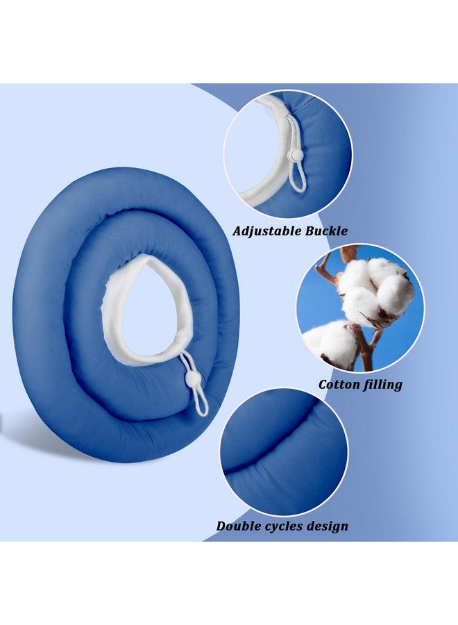 IDOMIK Dog Recovery Collar, Waterproof Soft Dog Cone After Surgery, Comfy Protective Elizabethan Collar Alternative for Dogs Cats, Adjustable Pet Neck Donut Cone Anti-Licking Biting Wounds - Image 4