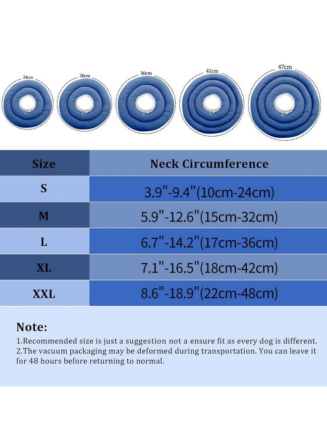 IDOMIK Dog Recovery Collar, Waterproof Soft Dog Cone After Surgery, Comfy Protective Elizabethan Collar Alternative for Dogs Cats, Adjustable Pet Neck Donut Cone Anti-Licking Biting Wounds - Image 5