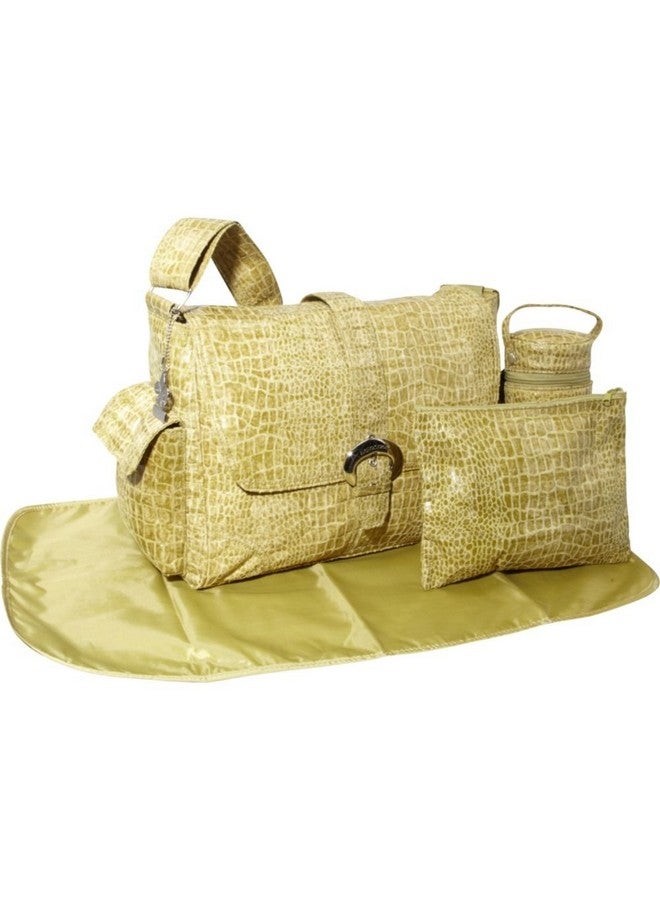 Kalencom Diaper Bag, Crocodile Moss - Image 5