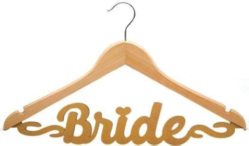 The Bride Made Wooden Hanger | Bride Outfits Hanger - Image 5