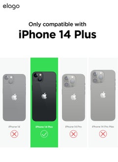 Elago Pebble for iPhone 14 Plus Case Cover (Pebble Coated) - Dark Grey  - Image 2